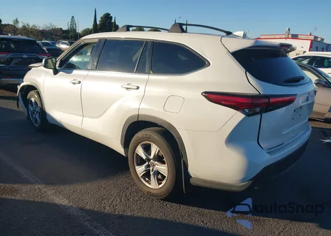 2021 Toyota Highlander Le from USA, damaged, VIN 5TDZZRAHXMS075961